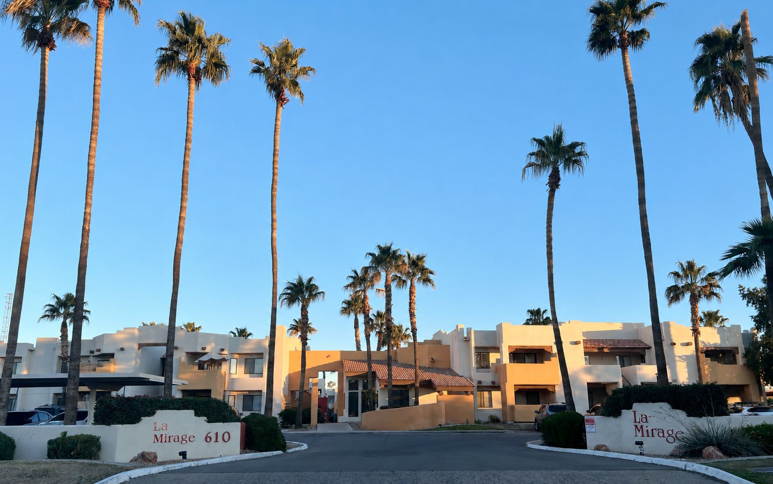 The gate and entrance from E Gilbert Dr